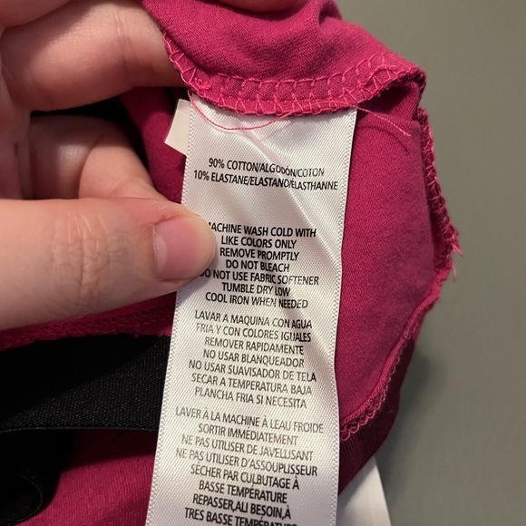 NWT Tommy Hilfiger Sport Sz Large Pink Camo Built-in Twist Front Sports Bra! - Picture 5 of 8